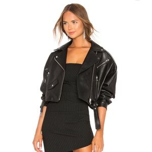 LAMARQUE Dylan Leather Jacket in Black